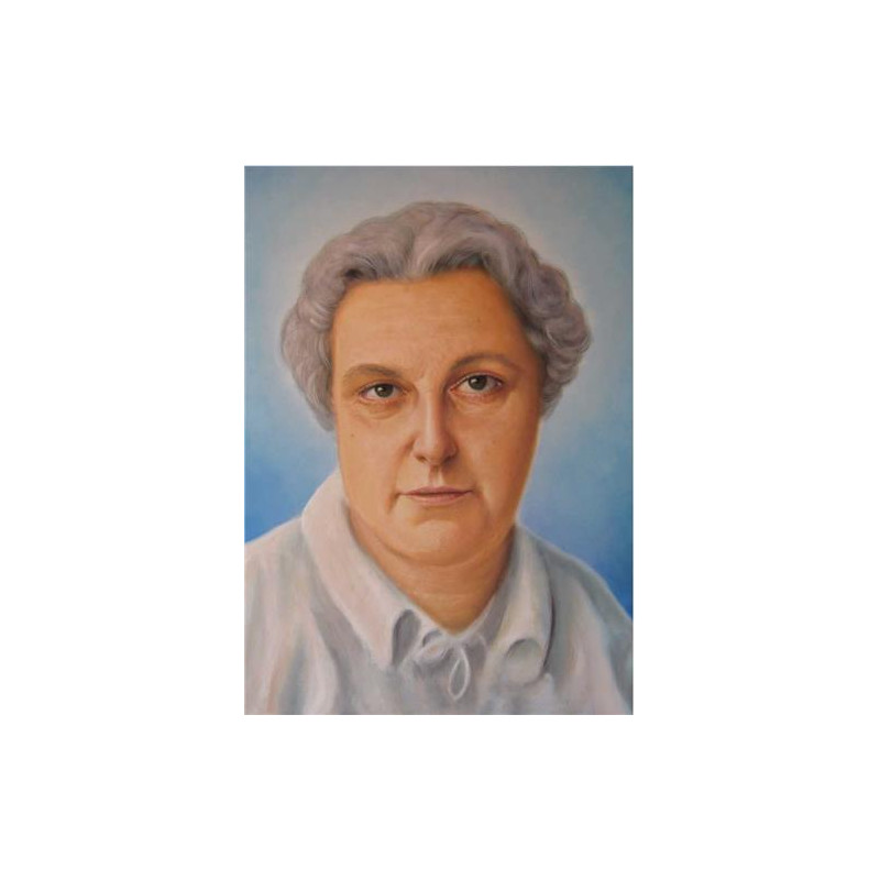 Image - Portrait de Maria Valtorta -  peinture de David Kownacki - par lot de 20